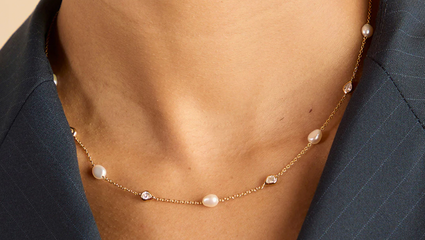 Freshwater Pearl Chain Necklace